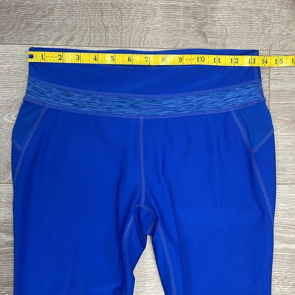 T By Talbots Tech  Stretch Crop Leggings Blue SP - Picture 8 of 16